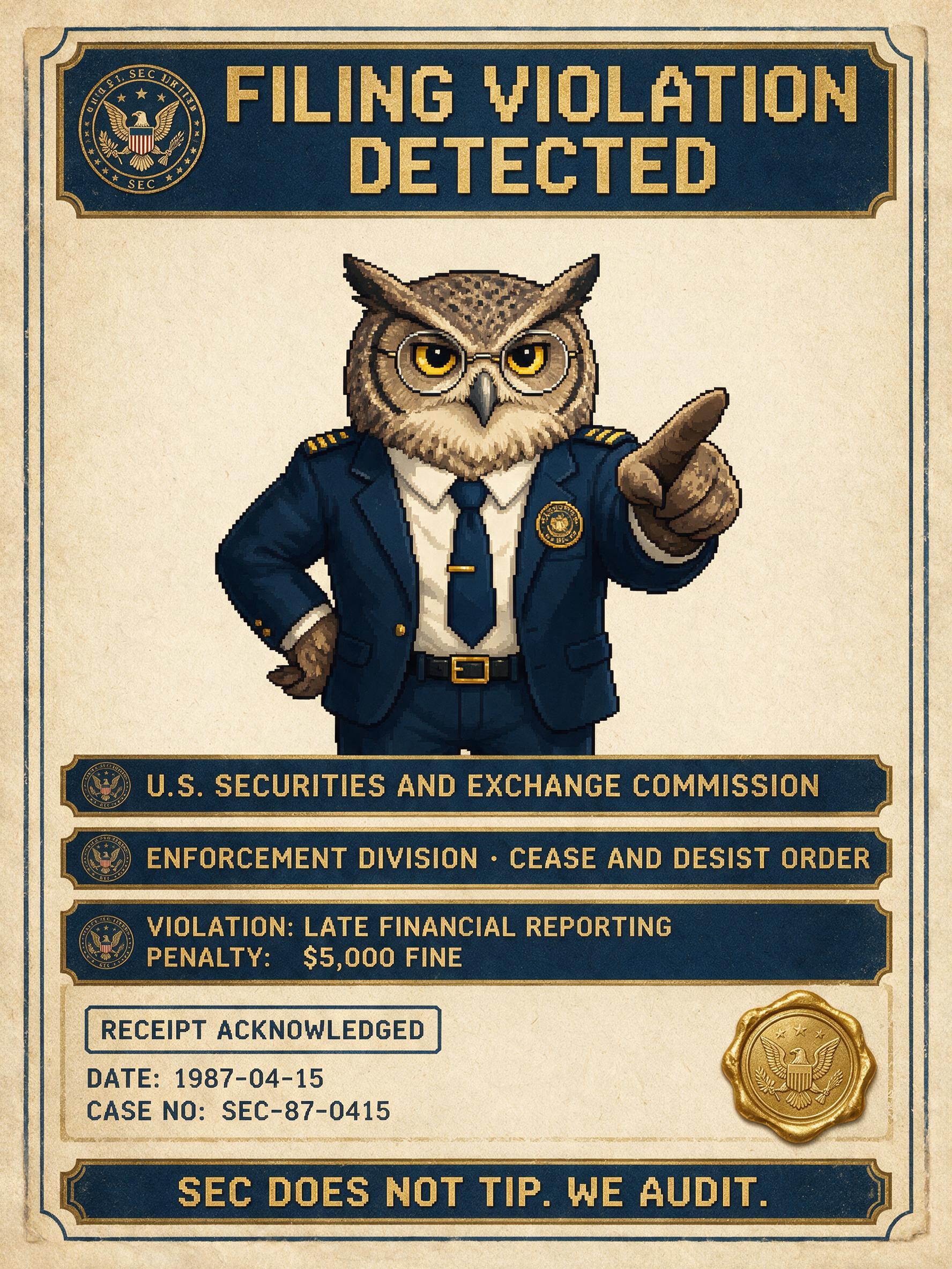 FILING VIOLATION meme